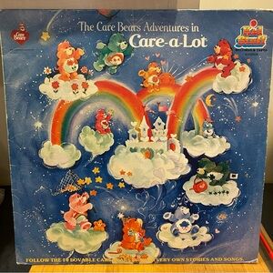 Vintage Care Bear Record- “The Care Bears Adventures in Care-a-Lot”
